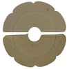 Ekena Millwork Flower Ceiling Medallion, Two Piece (Fits Canopies up to 3 5/8"), 18 1/2"OD x 3 5/8"ID x 7/8"P CM18FW2